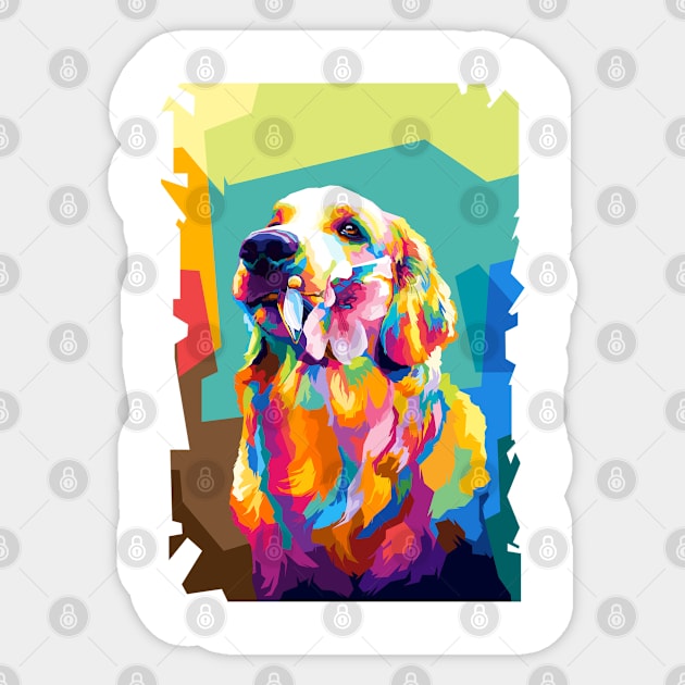 Dog Pop Art Sticker by SiksisArt